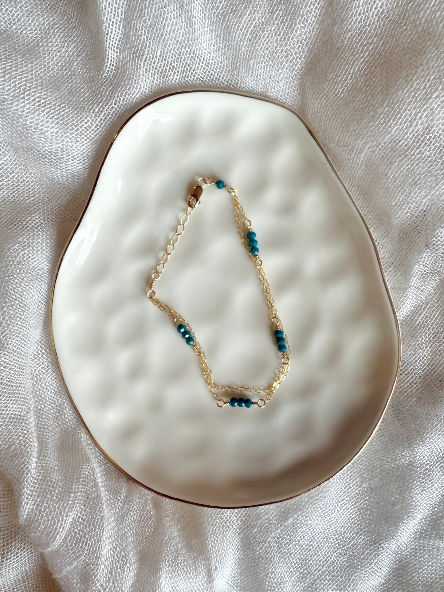 Golden Hour Bracelet- Blue