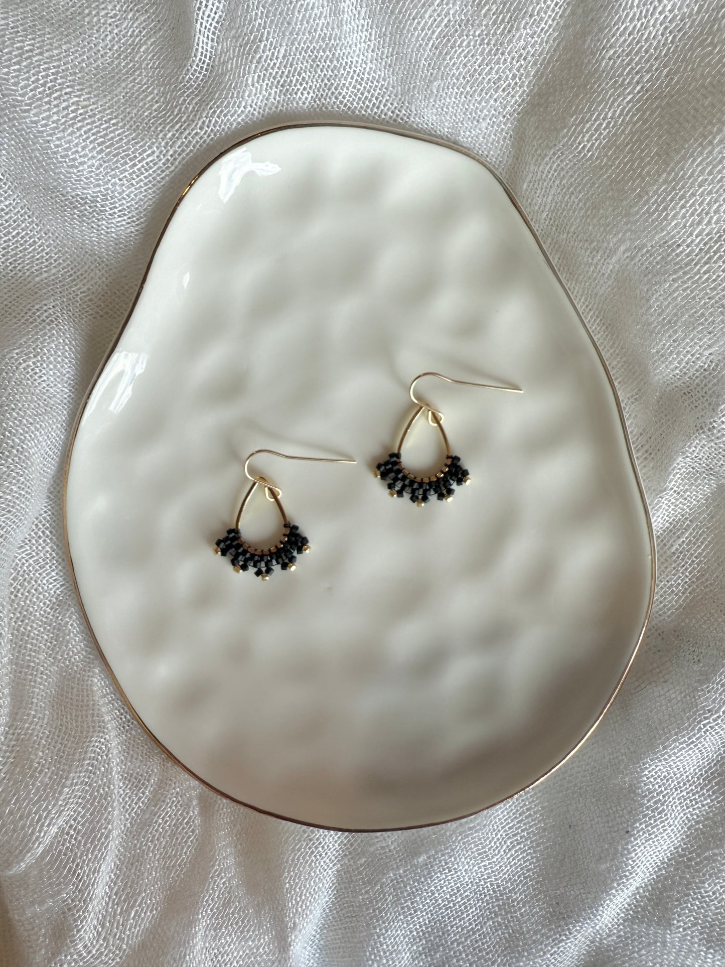 OG Teardrop Gold- Black