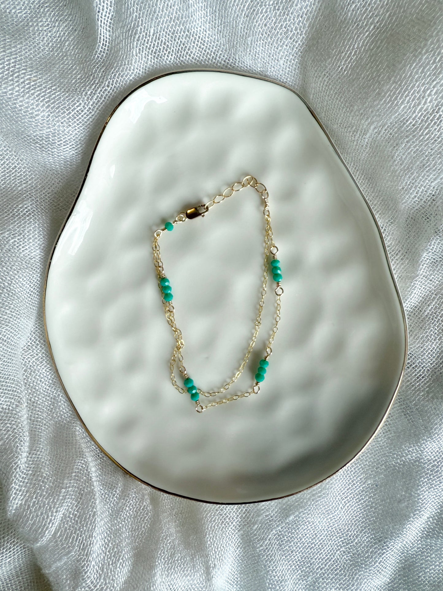 Golden Hour Bracelet- Green