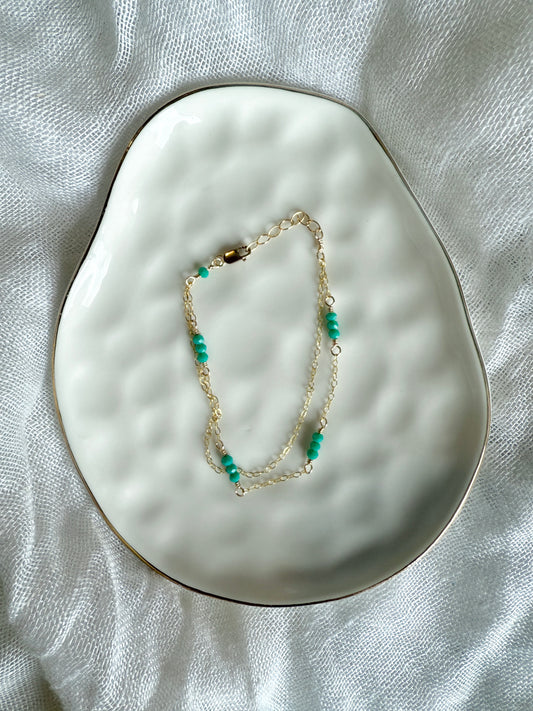 Golden Hour Bracelet- Green