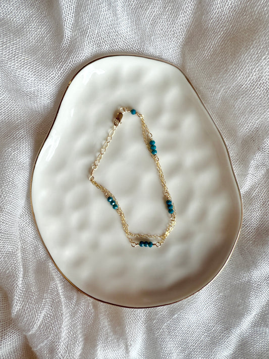 Golden Hour Bracelet- Blue