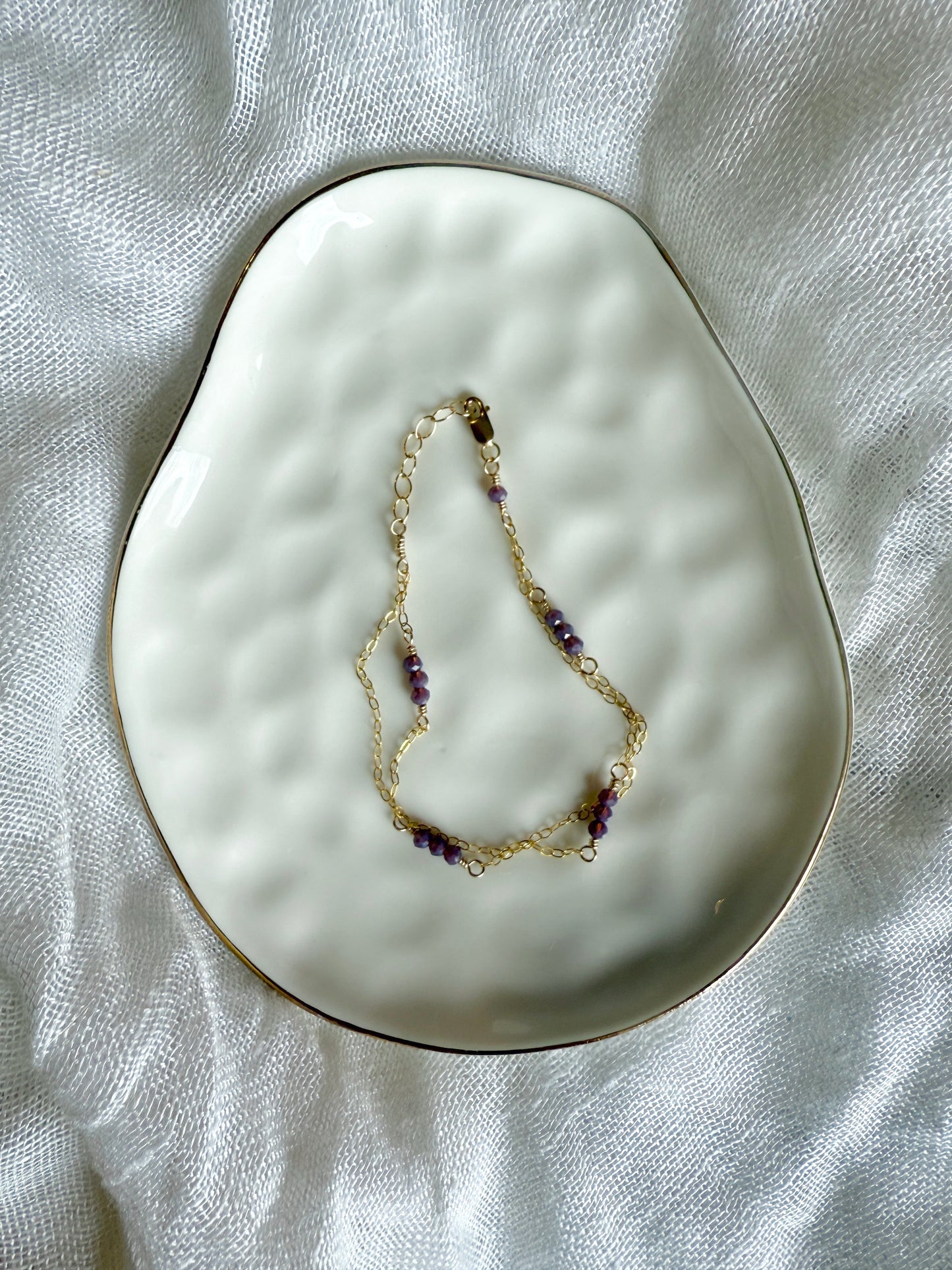 Golden Hour Bracelet- Purple