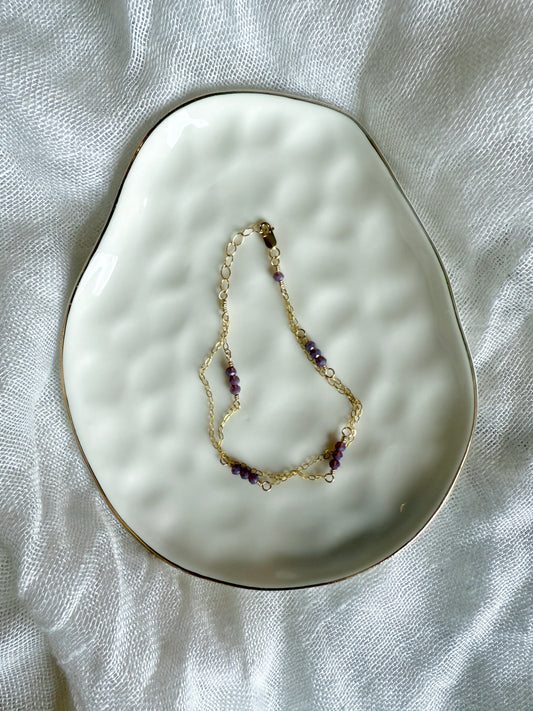 Golden Hour Bracelet- Purple