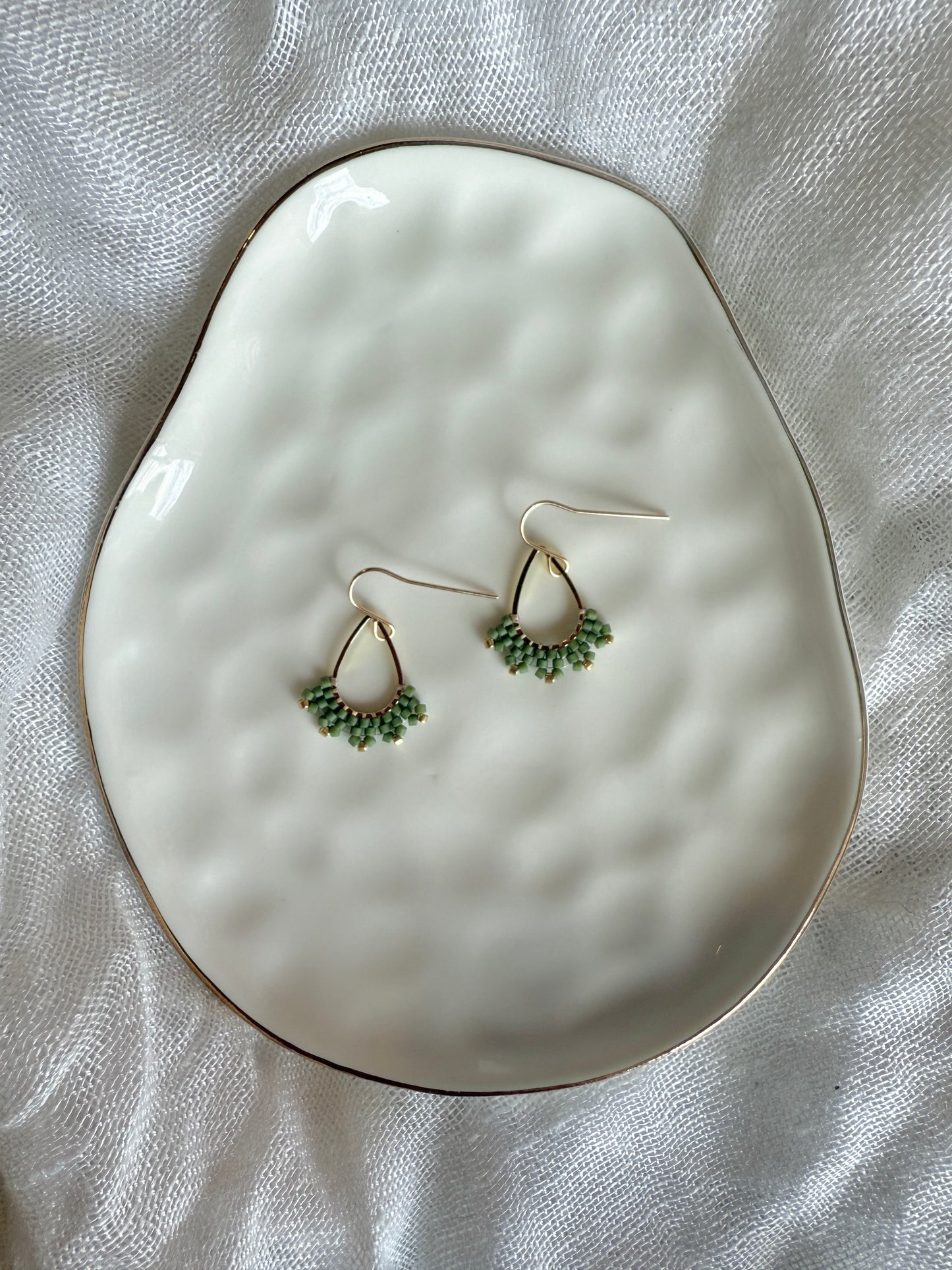 OG Teardrop Gold- Olive