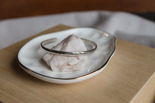 Thin Hammered Everyday Cuff