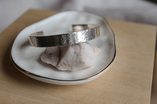 Thick Hammered Everyday Cuff