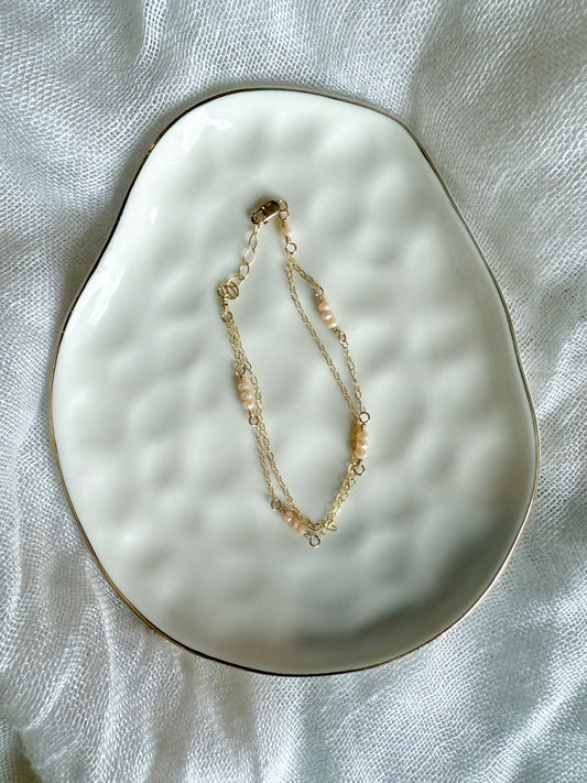 Golden Hour Bracelet- Peach